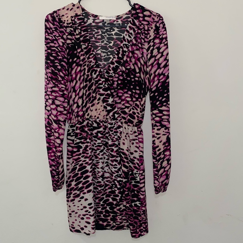 Lavender Brown Dress